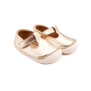 Old Soles Pave Classic-T Leather Sneaker, Gold